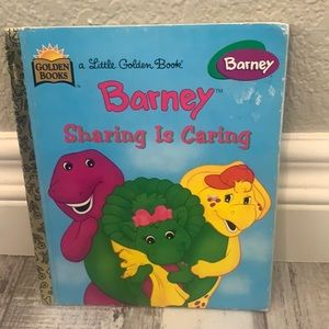 Golden Book Barney Sharing Is Caring 1996